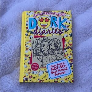 Dork Diaries Yellow Hardcover Book by Rachel Renée Russell